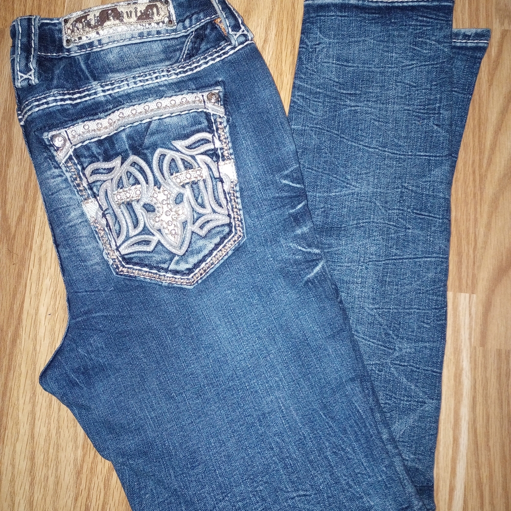 Rock Revival Blue Skinny Jeans
